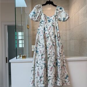 Floral Puff Sleeve Dress